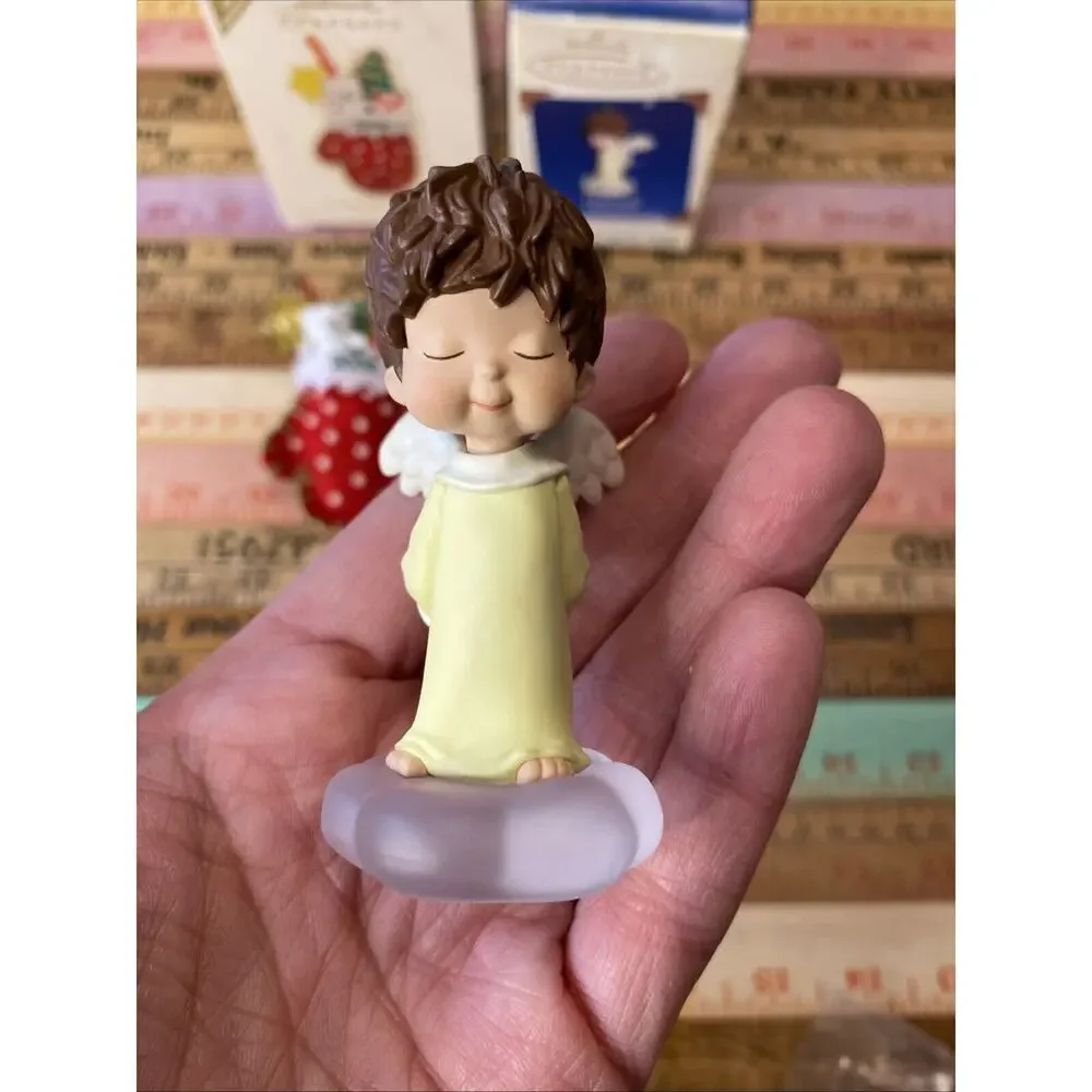 Hallmark 2005 Mary's Angels #18 Forsythia / 2008 A Christmas Surprise Ornaments